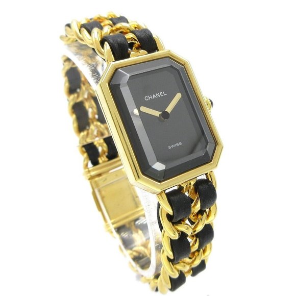 Auth Chanel Premiere Watch Gold - Picture 1 of 7